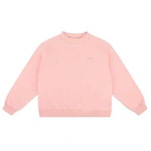 Parke Embroidered Mockneck Sweatshirt - Peony